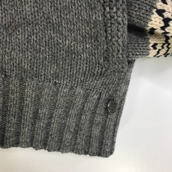 TNA Sea to Sky Pullover shawl collar Lambswool - Picture 6 of 8